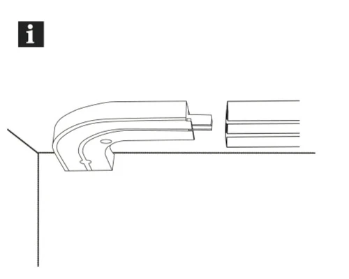GARDINIA Ronde Bocht 90° Voor Enkelsporige Gordijnrails 2 Stuks 3 GARDINIA Ronde Bocht 90° Voor Enkelsporige Gordijnrails 2 Stuks - Afbeelding 3
