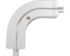 GARDINIA Ronde Bochtverlenging 90° Voor Enkelsporige Gordijnrails