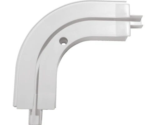 GARDINIA Ronde Bochtverlenging 90° Voor Enkelsporige Gordijnrails 1 GARDINIA Ronde Bochtverlenging 90° Voor Enkelsporige Gordijnrails