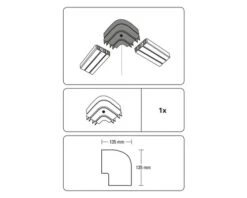 GARDINIA Ronde Bochtverlenging 90° Voor Dubbelsporige Gordijnrails 6 GARDINIA Ronde Bochtverlenging 90° Voor Dubbelsporige Gordijnrails -hornbach winkel DV 8 0424704 03 4c DE 20211125124252