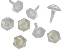 GARDINIA Plooispeld Transparant 50 Stuks