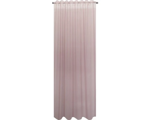 SOLEVITO Gordijn Met Plooiband Cambric Roze 140x280 Cm 2 SOLEVITO Gordijn Met Plooiband Cambric Roze 140x280 Cm - Afbeelding 2