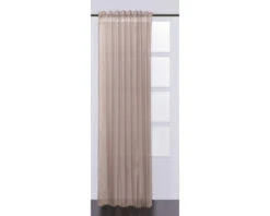 SOLEVITO Gordijn Met Plooiband Cambric Roze 140x280 Cm