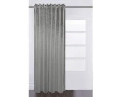 SOLEVITO Blackout Gordijn Met Plooiband Velvet Donkergrijs 140x280 Cm