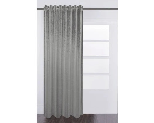 SOLEVITO Blackout Gordijn Met Plooiband Velvet Donkergrijs 140x280 Cm 1 SOLEVITO Blackout Gordijn Met Plooiband Velvet Donkergrijs 140x280 Cm