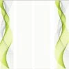 HOME FASHION Paneelgordijn Opalia Appelgroen 60x245 Cm Set Van 4