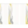 HOME FASHION Paneelgordijn Carlisle Geel 60x245 Cm Set Van 6