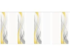 HOME FASHION Paneelgordijn Carlisle Geel 60x245 Cm Set Van 8