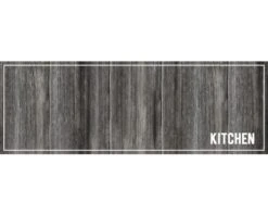 MD ENTREE Loper Cook&Wash Kitchen Wood Antraciet 50x150 Cm