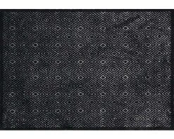 MD ENTREE Schoonloopmat Soft&Deco Diamond Antraciet 50x70 Cm