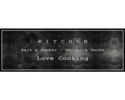 hornbach winkel 5 MD ENTREE Loper Cook&Wash Love Cooking Zwart 50x150 Cm