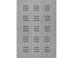 KAYOOM Vloerkleed Voor Binnen En Buiten Indonesia Malang Zilver 160x230 Cm