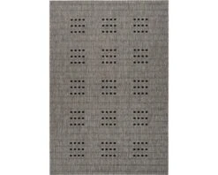 KAYOOM Vloerkleed Voor Binnen En Buiten Indonesia Malang Grijs 160x230 Cm