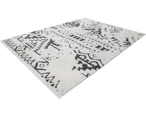 KAYOOM Vloerkleed Agadir Wit/zwart 160x230 Cm 2 KAYOOM Vloerkleed Agadir Wit/zwart 160x230 Cm - Afbeelding 2