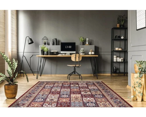 KAYOOM Vloerkleed Scotland Aberdeen Rood 80x150 Cm 4 KAYOOM Vloerkleed Scotland Aberdeen Rood 80x150 Cm - Afbeelding 4