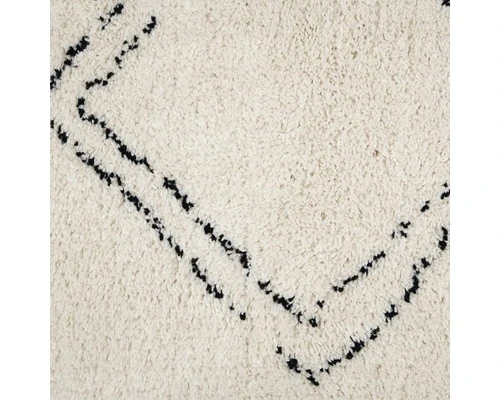 Vloerkleed Royal Vierkant Wit/zwart 160x230 Cm 3 Vloerkleed Royal Vierkant Wit/zwart 160x230 Cm - Afbeelding 3