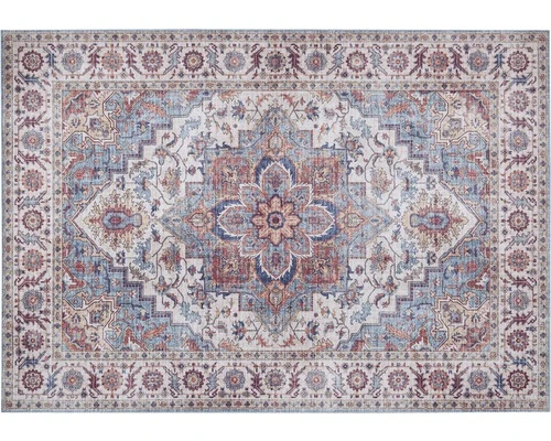 Vloerkleed Ankara Rood/blauw 160x230 Cm 2 Vloerkleed Ankara Rood/blauw 160x230 Cm - Afbeelding 2