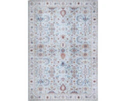 Vloerkleed Delhi Lichtblauw 160x230 Cm