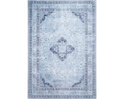 Vloerkleed Genua Blauw 160x230 Cm