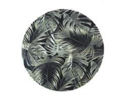 MD ENTREE Schoonloopmat Universal Palm Leaves Groen ø 100 Cm