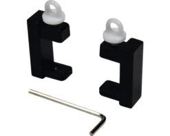 INTENSIONS Design Eindkappen Mat Zwart 2 Stuks