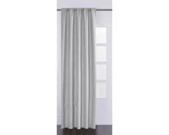 SOLEVITO Blackout Gordijn Met Plooiband Grijs 135x280 Cm
