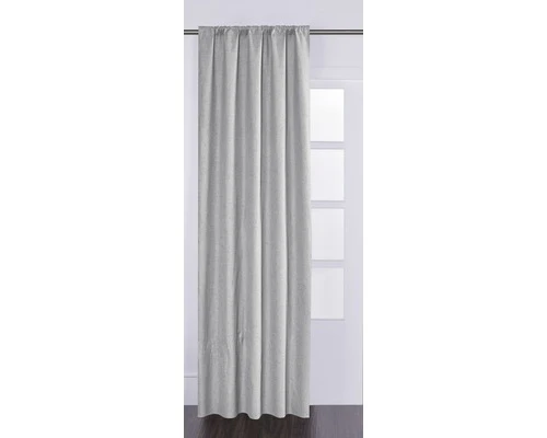 SOLEVITO Blackout Gordijn Met Plooiband Grijs 135x280 Cm 1 SOLEVITO Blackout Gordijn Met Plooiband Grijs 135x280 Cm