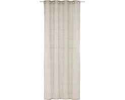 SOLEVITO Gordijn Met Ringen Colourful Moments Taupe 140x255 Cm
