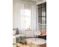 SOLEVITO Gordijn Met Plooiband Fluffy Dots Wit 140x255 Cm -hornbach winkel DV 8 10290705 04 4c DE 20211109124754