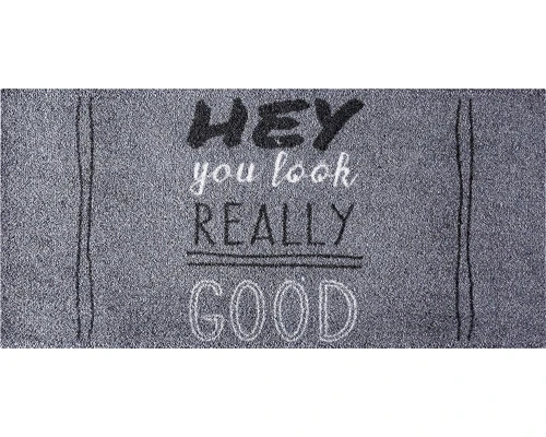 MD ENTREE Deurmat Vision You Look Good Antraciet 40x80 Cm 2 MD ENTREE Deurmat Vision You Look Good Antraciet 40x80 Cm - Afbeelding 2