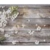 MD ENTREE Schoonloopmat Impression Flowers On Wood 40x60 Cm