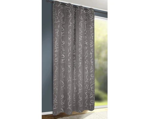 Verduisterend Gordijn Met Ringen Lijnen Taupe 135x245 Cm 2 Verduisterend Gordijn Met Ringen Lijnen Taupe 135x245 Cm - Afbeelding 2