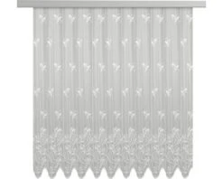 Gordijn Met Plooiband Jacquard Wit 175x300 Cm