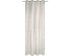 Verduisterend Gordijn Met Ringen Lijnen Off-white 135x245 Cm