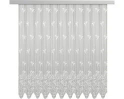 Gordijn Met Plooiband Jacquard Wit 175x450 Cm