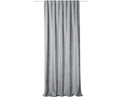 HOME FASHION Isolerend Gordijn Met Plooiband Jeanny Grijs 135x245 Cm