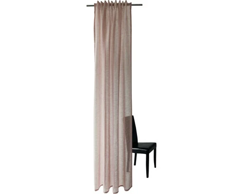 HOMING Gordijn Met Plooiband Oskar Roze 140x245 Cm 1 HOMING Gordijn Met Plooiband Oskar Roze 140x245 Cm