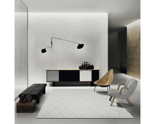 SOLEVITO Vloerkleed Romance Ruit 3D Wit 160x230 Cm 3 SOLEVITO Vloerkleed Romance Ruit 3D Wit 160x230 Cm - Afbeelding 3