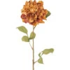 Kunstplant Dahlia Bruin H 71 Cm