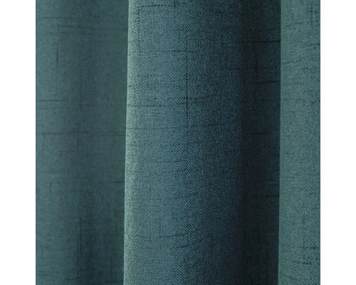 HOMING Verduisterend Gordijn Met Plooiband Kjell Petrol 140x245 Cm 2 HOMING Verduisterend Gordijn Met Plooiband Kjell Petrol 140x245 Cm - Afbeelding 2