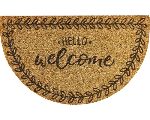 MD ENTREE Kokosmat Finesse Hello Welcome 45x75 Cm 1 MD ENTREE Kokosmat Finesse Hello Welcome 45x75 Cm