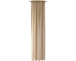 HOMING Gordijn Met Plooiband Paco Geel 140x245 Cm