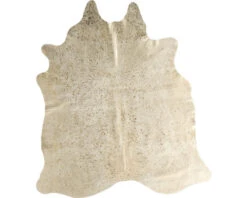 Koeienhuid Devore Goud Ca. 180/200x200/220 Cm
