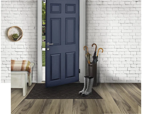 Deurmat Rubber Eco Contures Zwart 60x90 Cm 4 Deurmat Rubber Eco Contures Zwart 60x90 Cm - Afbeelding 4