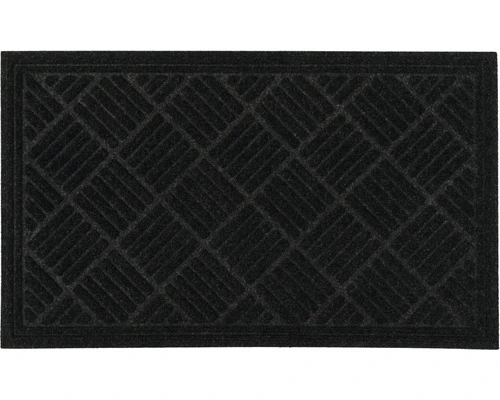Deurmat Rubber Eco Contures Zwart 60x90 Cm 1 Deurmat Rubber Eco Contures Zwart 60x90 Cm