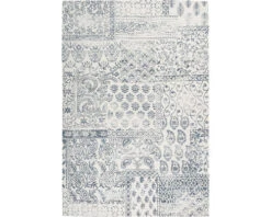 KAYOOM Vloerkleed Terazzo 300 Donkerblauw/ivoor 160x230 Cm