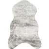 SOLEVITO Schaapsvacht Romance Shape Grijsbruin 55x80 Cm