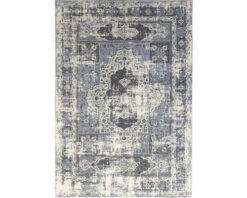 SOLEVITO Vloerkleed Vintage Nela Blauw 160x230 Cm