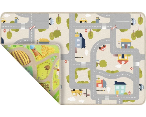 Speelkleed Dubbelzijdig Boerderij 100x150 Cm 2 Speelkleed Dubbelzijdig Boerderij 100x150 Cm - Afbeelding 2