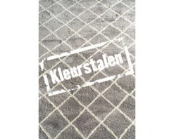 SOLEVITO Kleurstaal Stream Ruiten Grijs